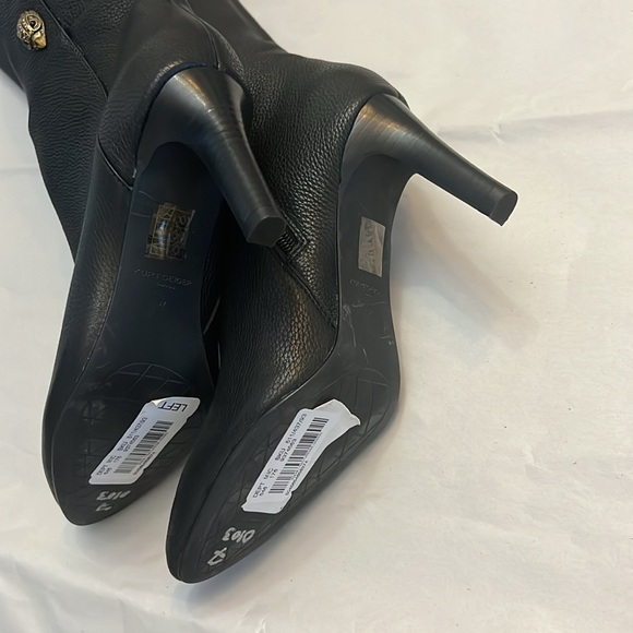 Kurt Geiger London Shoreditch 85 Leather Eagle Head Knee Boots - Picture 14 of 16